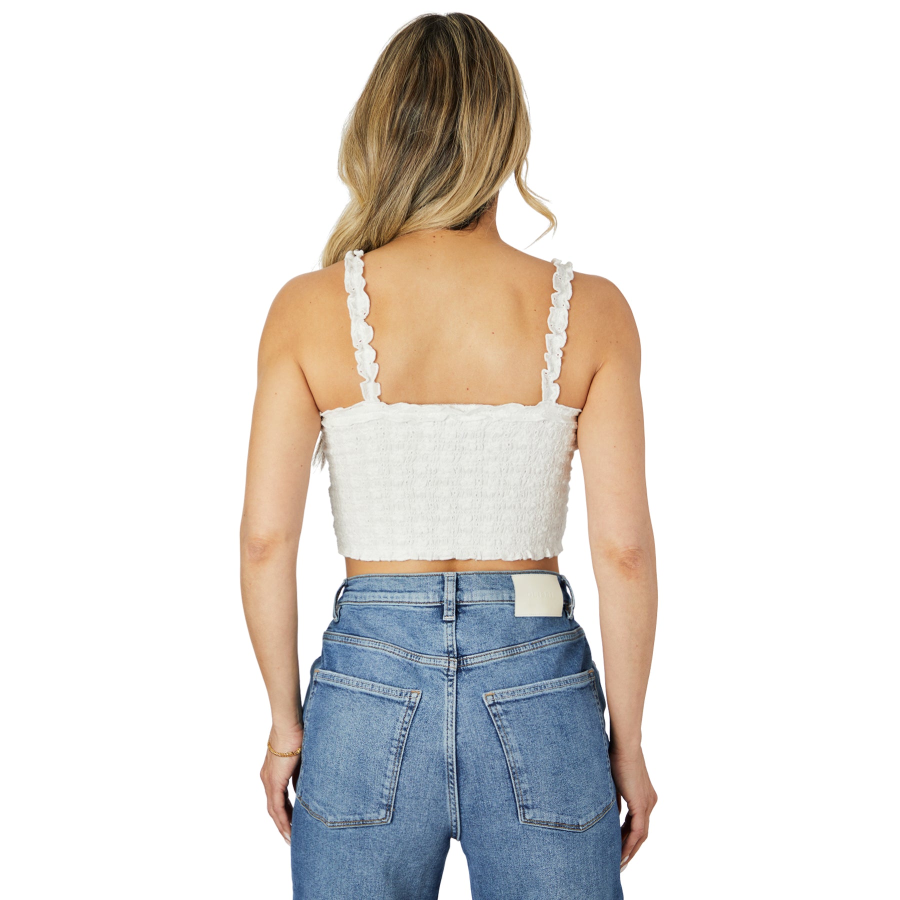 Shari Embroidered Tank - Denny's