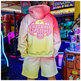 Cotton Candy Sweatshort Pink Lemonade