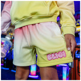 Cotton Candy Sweatshort Pink Lemonade