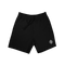 Black diamond Tech Jacquard Shorts with white logo on transparent background