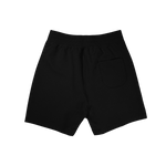 Black diamond Tech Jacquard Shorts with back pocket on transparent background