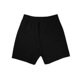 Black diamond Tech Jacquard Shorts with back pocket on transparent background