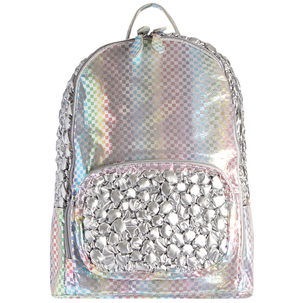 Shimmer Checker Bubble Pocket Backpack - Denny's