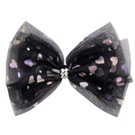 Shimmer Heart Bow Clip - Denny's