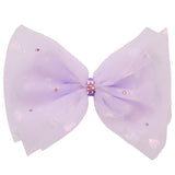 Shimmer Heart Bow Clip - Denny's