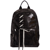 Lace-Up Bow Shimmer Backpack - Denny's