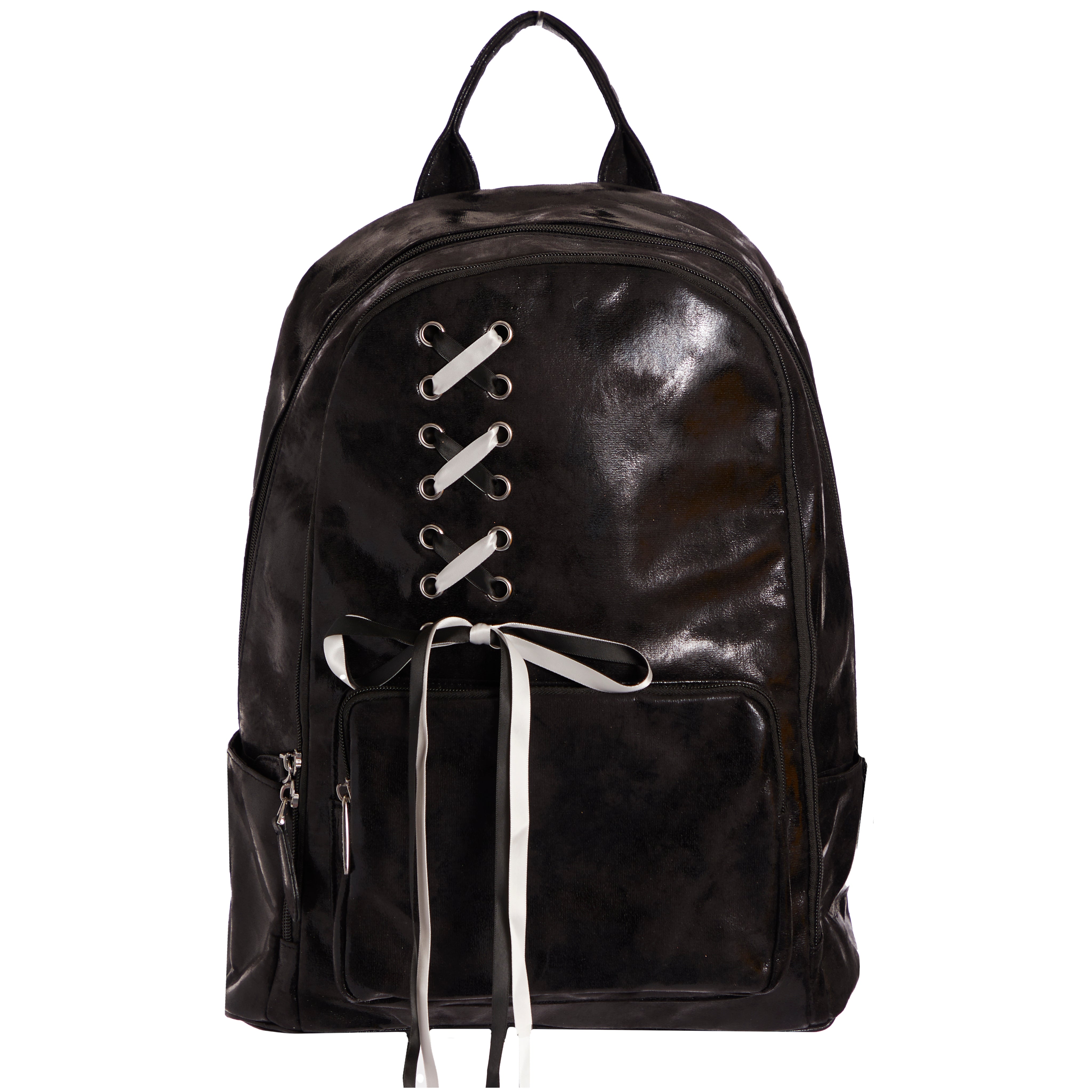 Lace-Up Bow Shimmer Backpack - Denny's