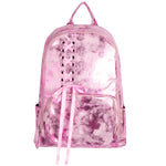 Lace-Up Bow Shimmer Backpack - Denny's