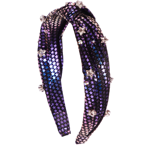 Shimmer Crystal Star Knot Headband - Denny's