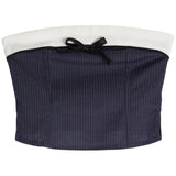 Sienna Pinstripe Bow Tube Top - Denny's