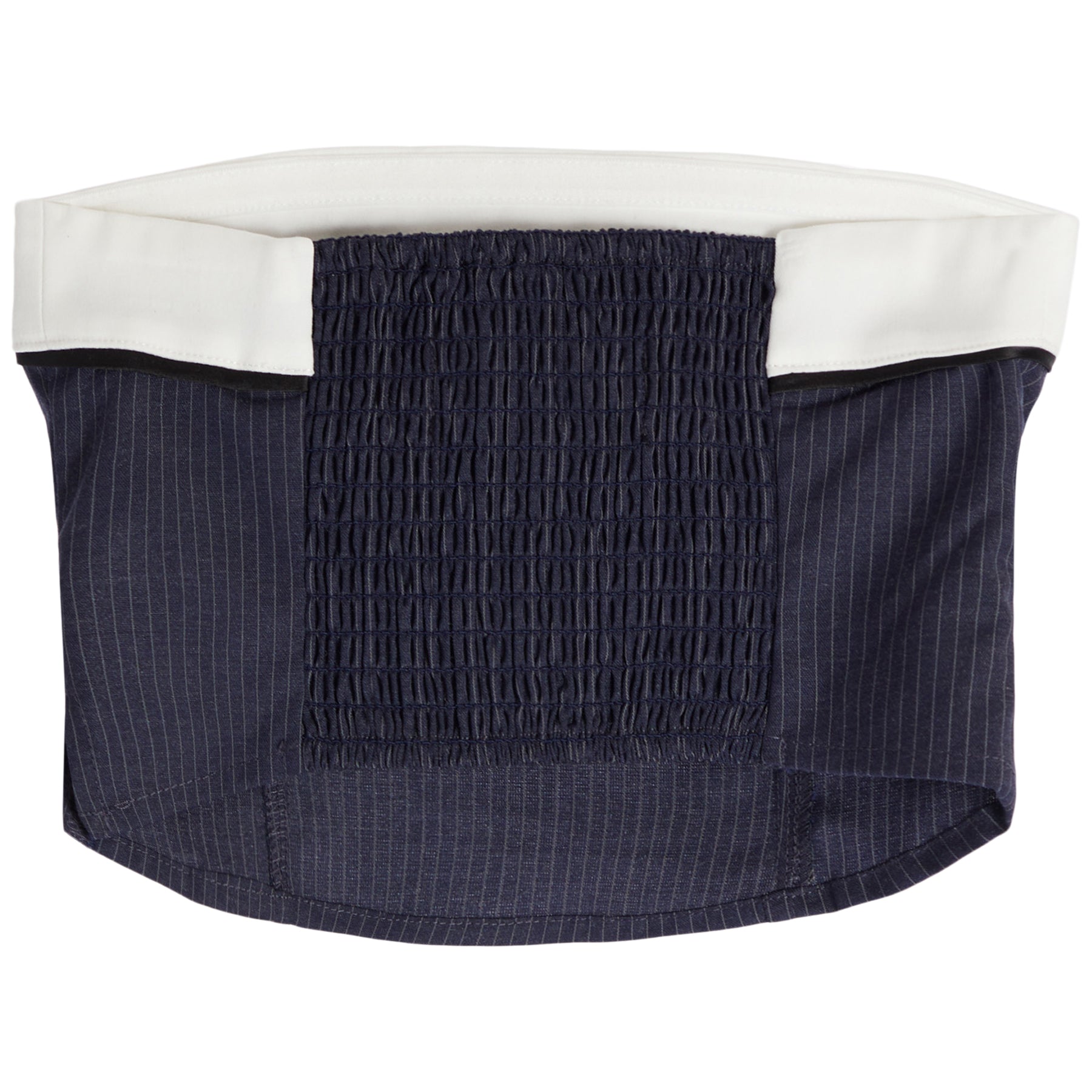 Sienna Pinstripe Bow Tube Top - Denny's