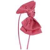 Silk Tie Knot Bow Headband - Denny's