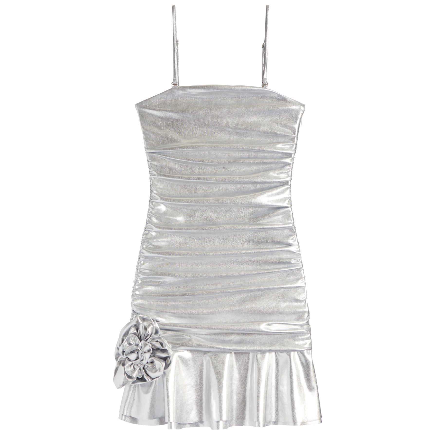 Silvie Ruffle And Rose Strapless Dress - Denny's