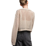 Crochet Buttondown Cardigan - Denny's