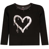 Silver Drippy Heart Thermal - Denny's