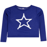 Long Sleeve Thermal With White Drippy Star