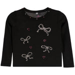 Thermal With Allover Metallice Heart And Bows - Denny's