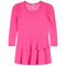 Puff Sleeve Rhinestone Ruffle Dress - Denny's