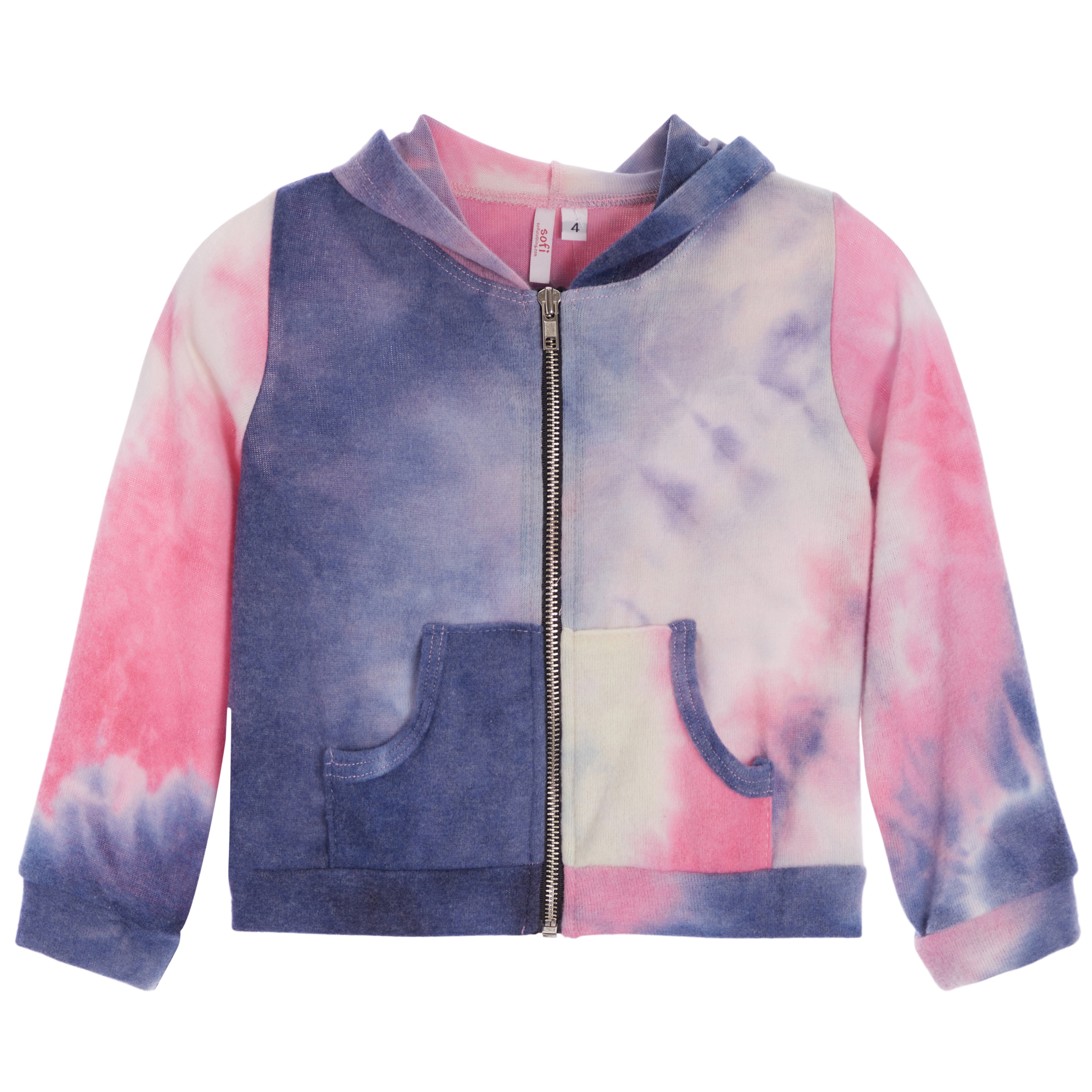Tie Die Hacci Zip Hoodie - Denny's