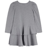 Multi Hearts Puff Sleeve Ruffle Dress - Denny's