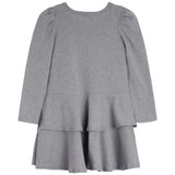 Multi Hearts Puff Sleeve Ruffle Dress - Denny's