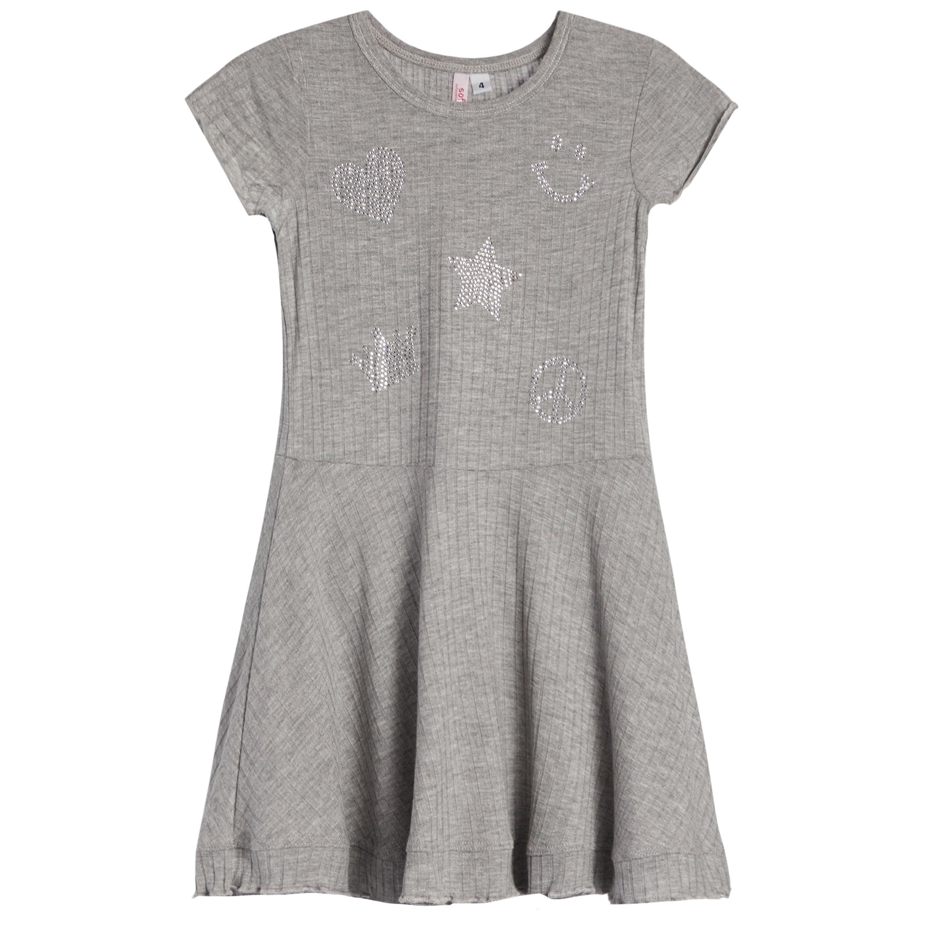 Stone Icons Ruffle Dress - Denny's