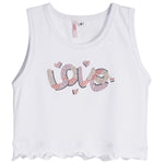 Love Ruffle Tank - Denny's