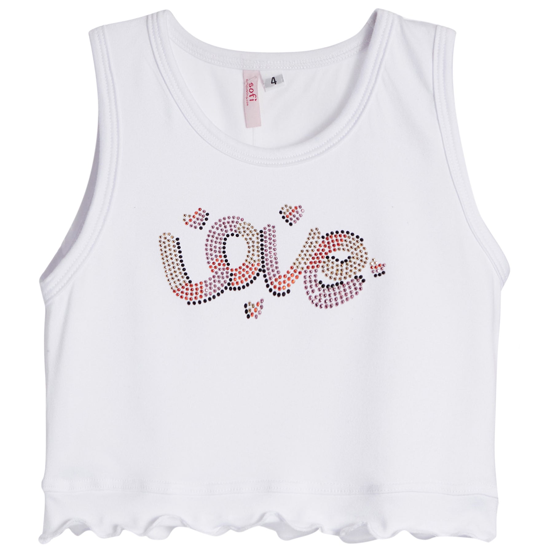 Love Ruffle Tank - Denny's