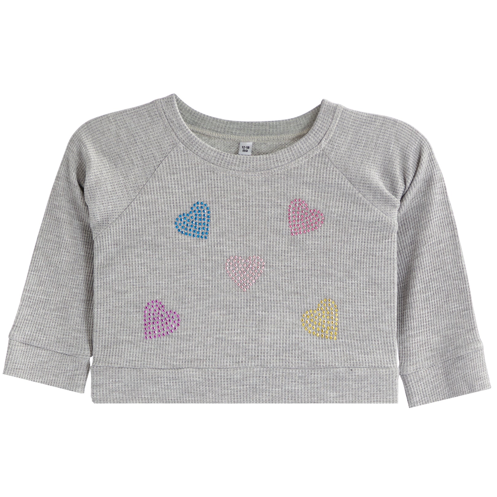 2pc Multi Heart Thermal Flare Pant Set - Denny's