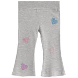2pc Multi Heart Thermal Flare Pant Set - Denny's