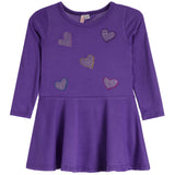 L/S Dress With Crystal Hearts