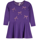 Bows Long Sleeve Dress - Denny's