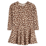 Long Sleeve Cheetah Dress - Denny's