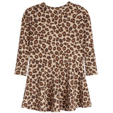 Long Sleeve Cheetah Dress - Denny's