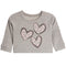 Multi Bow Hearts Thermal Crew Sweatshirt - Denny's