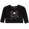 Silver Bow And Pink Heart Thermal Sweatshirt - Denny's