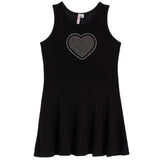 Tank Dress With Stone Heart