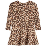 Long Sleeve Cheetah Dress - Denny's
