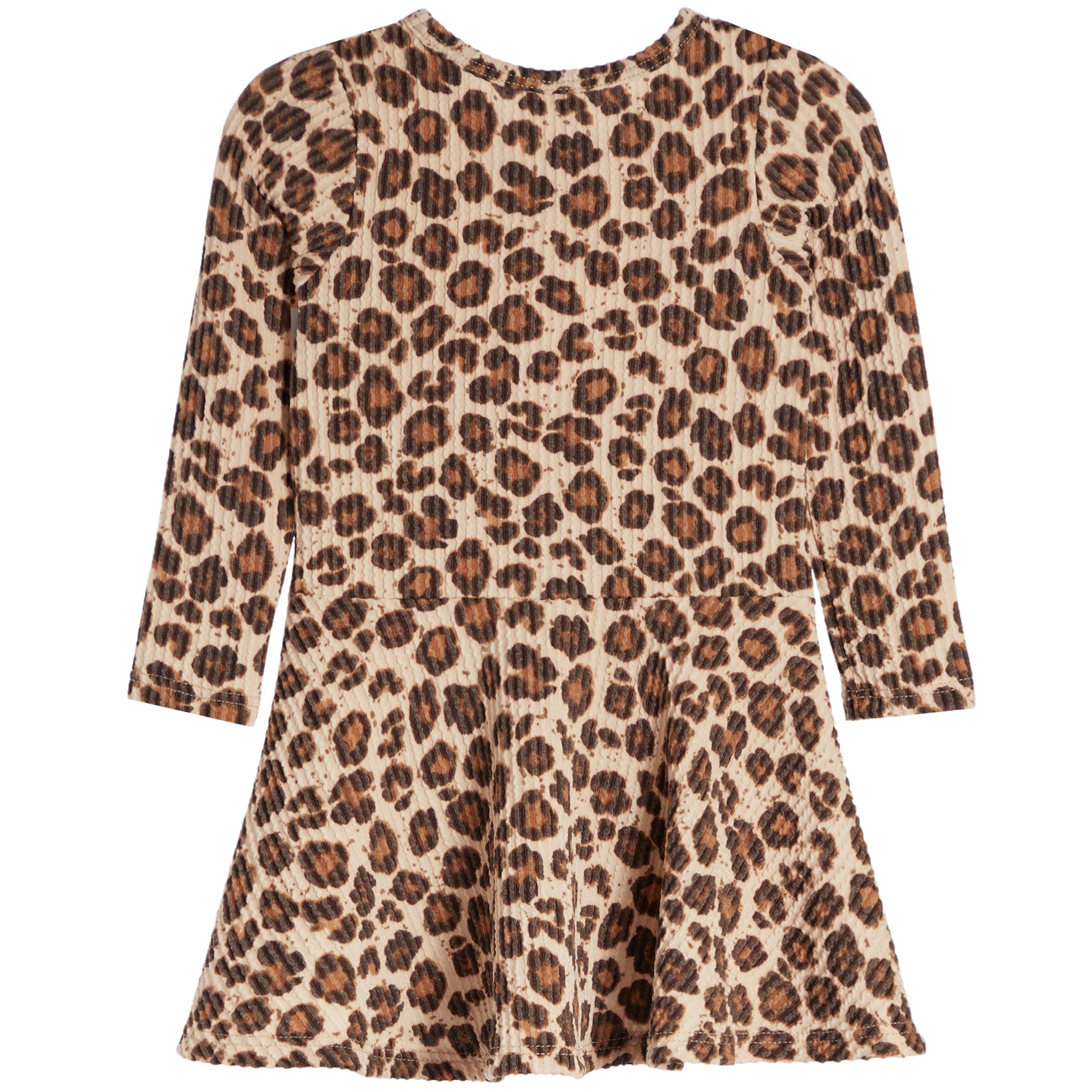 Long Sleeve Cheetah Dress - Denny's