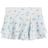 Blue Flowers Pointelle Skort