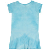 Tie Dye Heart Short Sleeve Dress