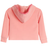 Pink Stitch Heart Hoodie