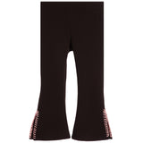 Pink Stitch Heart Flare Pant