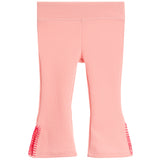 Pink Stitch Heart Flare Pant