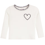 Stitched Heart Long Sleeve Thermal