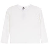 Lace Trim Long Sleeve Rib Tee
