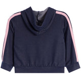 Stripes Denim Zip Hoodie