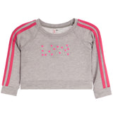 Love Pink Stripe Sweatshirt