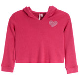 Sparkle Heart Waffle Hoodie