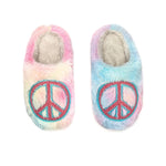Kids Rainbow Peace Slippers - Denny's